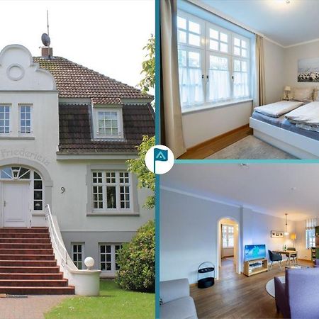 Villa Friedericia, Wohnung 3-Hochparterre Links 威克奥夫弗尔 外观 照片