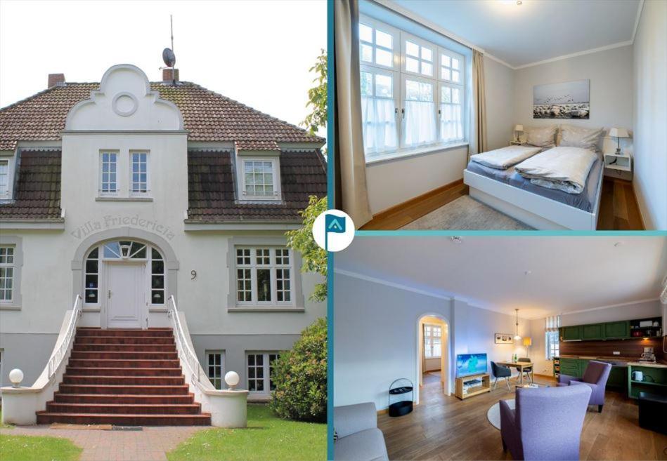 Villa Friedericia, Wohnung 3-Hochparterre Links 威克奥夫弗尔 外观 照片